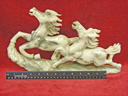 CHINESE HORSE CARVING #CH18