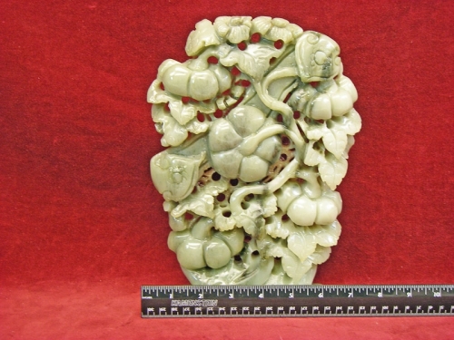 CHINESE CARVING OF FRUIT TREE